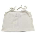 Twinset Top Tinta Unita con Logo per Bambina 251GJ2570 BIANCO TWINSET 