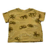 Play Up T-Shirt Girocollo Tinta Unita  Verde Per Neonato