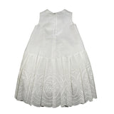 Raffaella Abito Cerimonia Tinta Unita Giromaniche per Bambina ESTATE BIANCO RAFFAELLA 