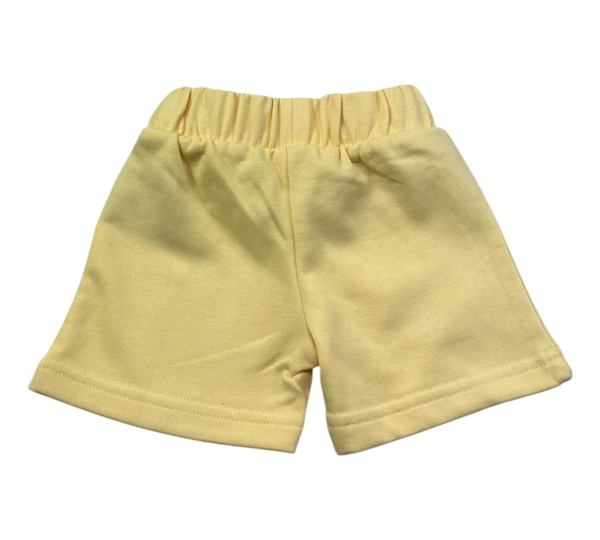 Trussardi Short Tinta Unita con Logo per Neonata TIP26024SH GIALLO TRUSSARDI 