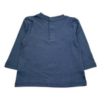 Guess Shirt Girocollo Tinta Unita con Logo per Neonato N5RI17K8HM4X PETROLIO GUESS 