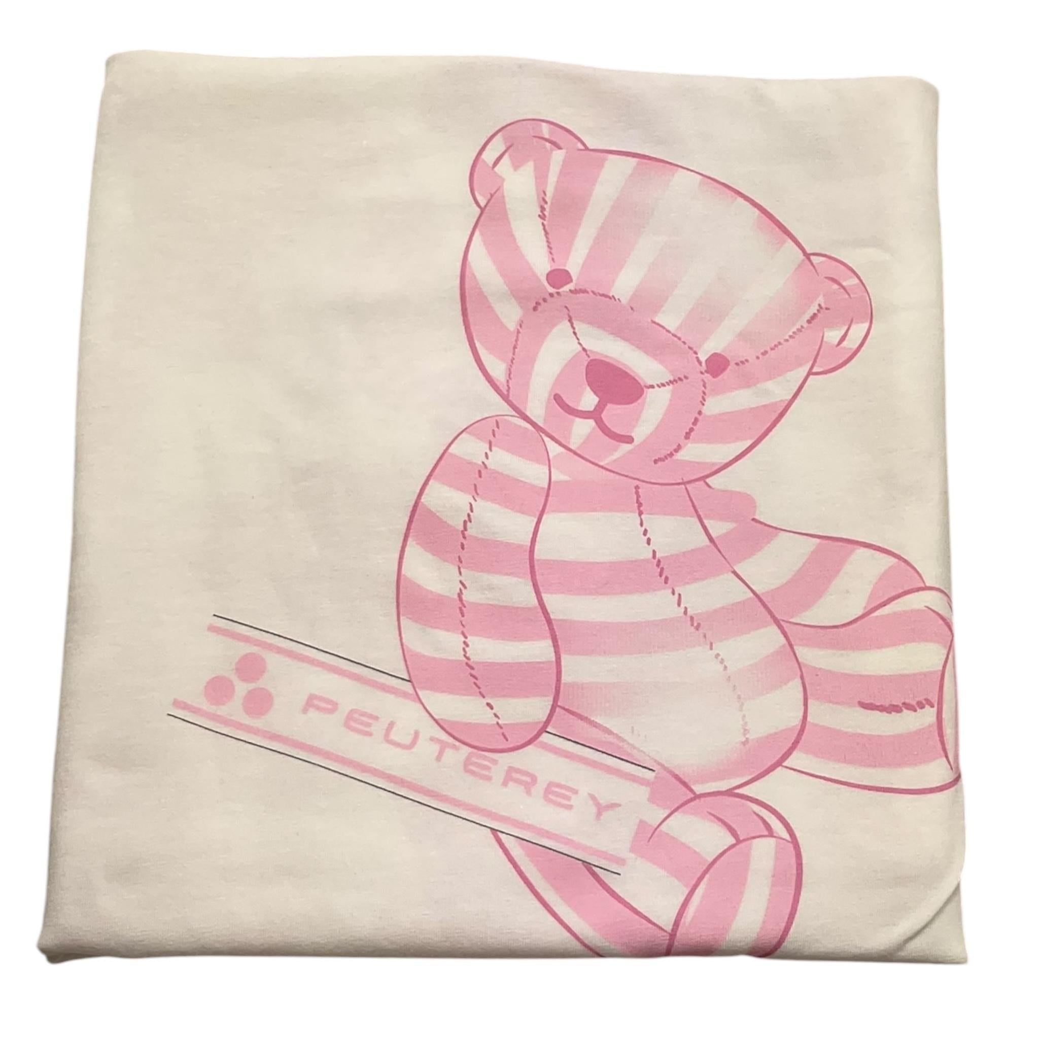 Peuterey Coperta Tinta Unita con Stampa per Neonata PTG1351 BIANCO PEUTEREY 