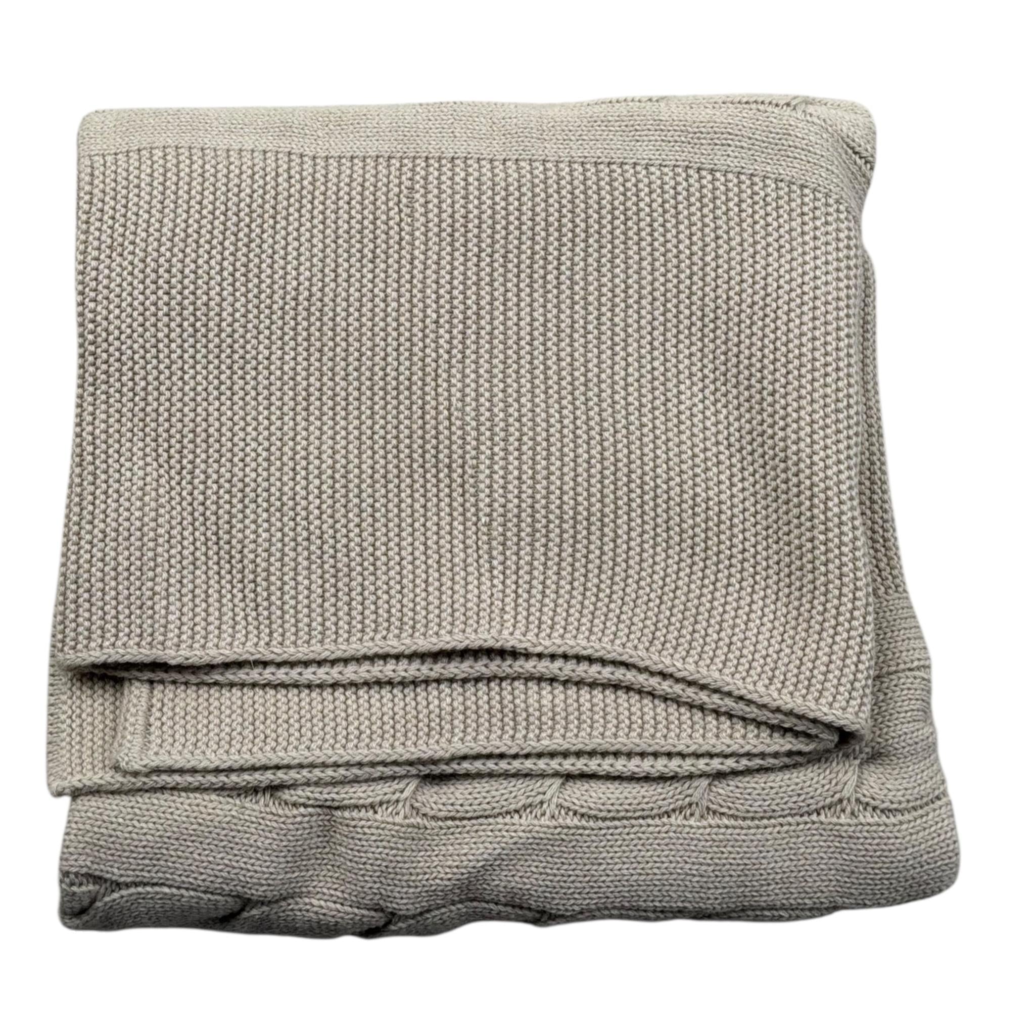 Le Coconne Coperta Tinta Unita con Ricami per Neonato LCN2584 BEIGE LE COCONNE 