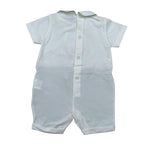 Marlu' Pagliaccetto Bicolore Mezza Manica per Neonato EB6213 BIANCO/VERDE MARLU' 