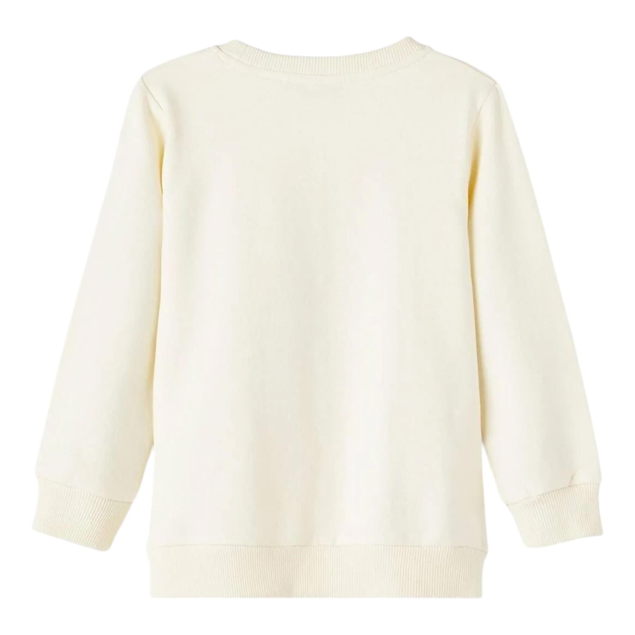 NAME IT felpa chiusa girocollo tinta unita Panna per Bambino 13222210 PANNA NAME IT 