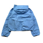 K-Way Giubbino Reversibile Bicolore con Zip E Cappuccio per Bambino K2145HW AZZURRO/VERDE K-WAY 