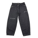 PATRIZIA PEPE jeans tinta unita con strappi Nero per Bambina 7P0367 NERO PATRIZIA PEPE 