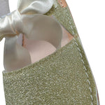 Qkis Sandalo tinta unita con Brillantini Verde per Bambina IT1010 VERDE QKIS 