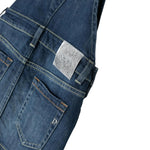 Dondup Salopette In Denim Tinta Unita per Bambina DFAB180C BLU DONDUP 