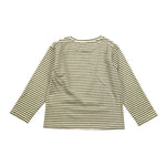 Babe & Tess Shirt Girocollo Tinta Unita con Fantasia A Righe per Bambino 09518160 VERDE BABE & TESS 