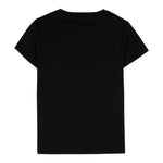 Balmain T-Shirt Tinta Unita con Logo per Bambina BV8A91 NERO BALMAIN 