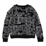 ELISABETTA FRANCHI maglia girocollo tinta unita con stampe in contrasto Nero per Bambina EGMA029 NERO ELISABETTA FRANCHI 