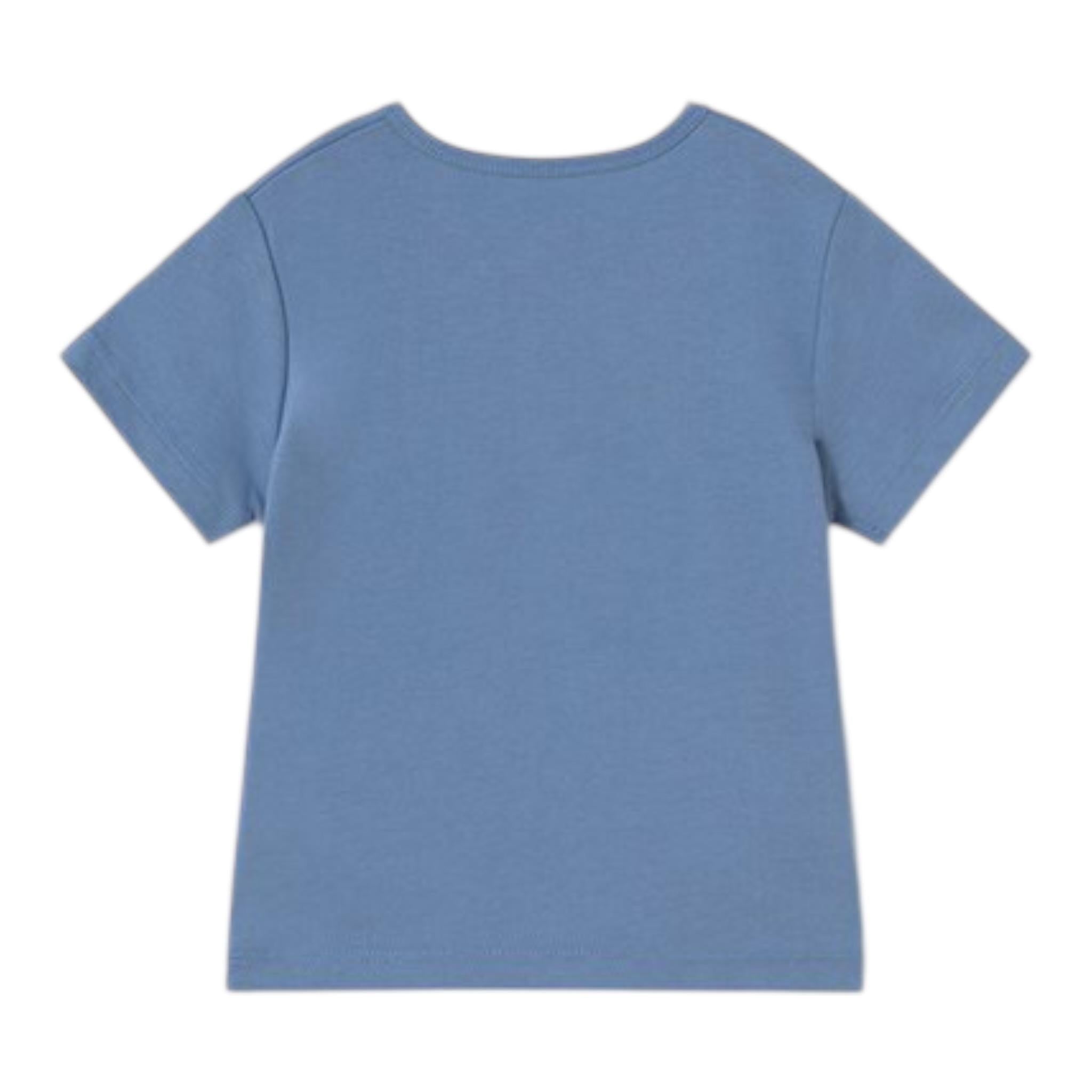 Mayoral T-Shirt Tinta Unita con Stampa per Neonato 11058 BLU MAYORAL 