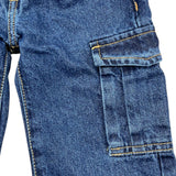 GUESS jeans tinta unita modello a palazzo con girovita regolabile Blu per Neonata K4YA00D5FL0N BLU GUESS 