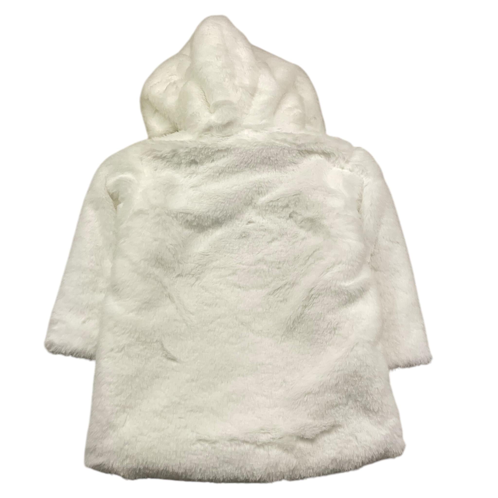 EMC pelliccia tinta unita con cappuccio Bianco per Neonata AV1211 BIANCO EMC 