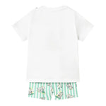Mayoral Completo 2 Pezzi T-Shirt-Bermuda per Neonato 16488 BIANCO MAYORAL 