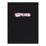 PINKO t-shirt girocollo tinta unita con stampa Nero per Bambina F4PIJGTH092 NERO PINKO 