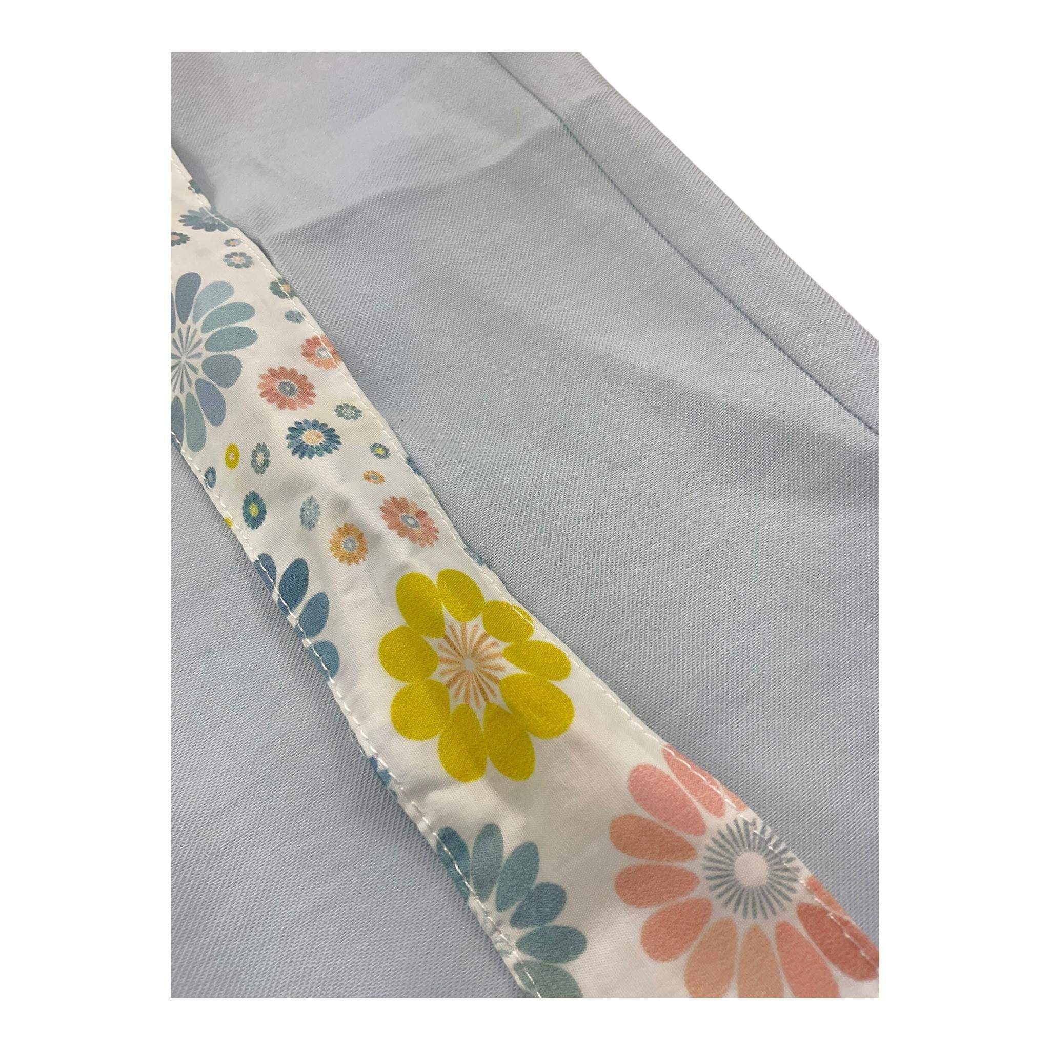 Janice Pantalone Tinta Unita con Cintura per Bambina JN444B AZZURRO JANICE 