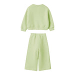 Il Gufo Completo 2 Pezzi Felpa-Pantalone Tinta Unita per Neonata P25DP543MF701 VERDE IL GUFO 
