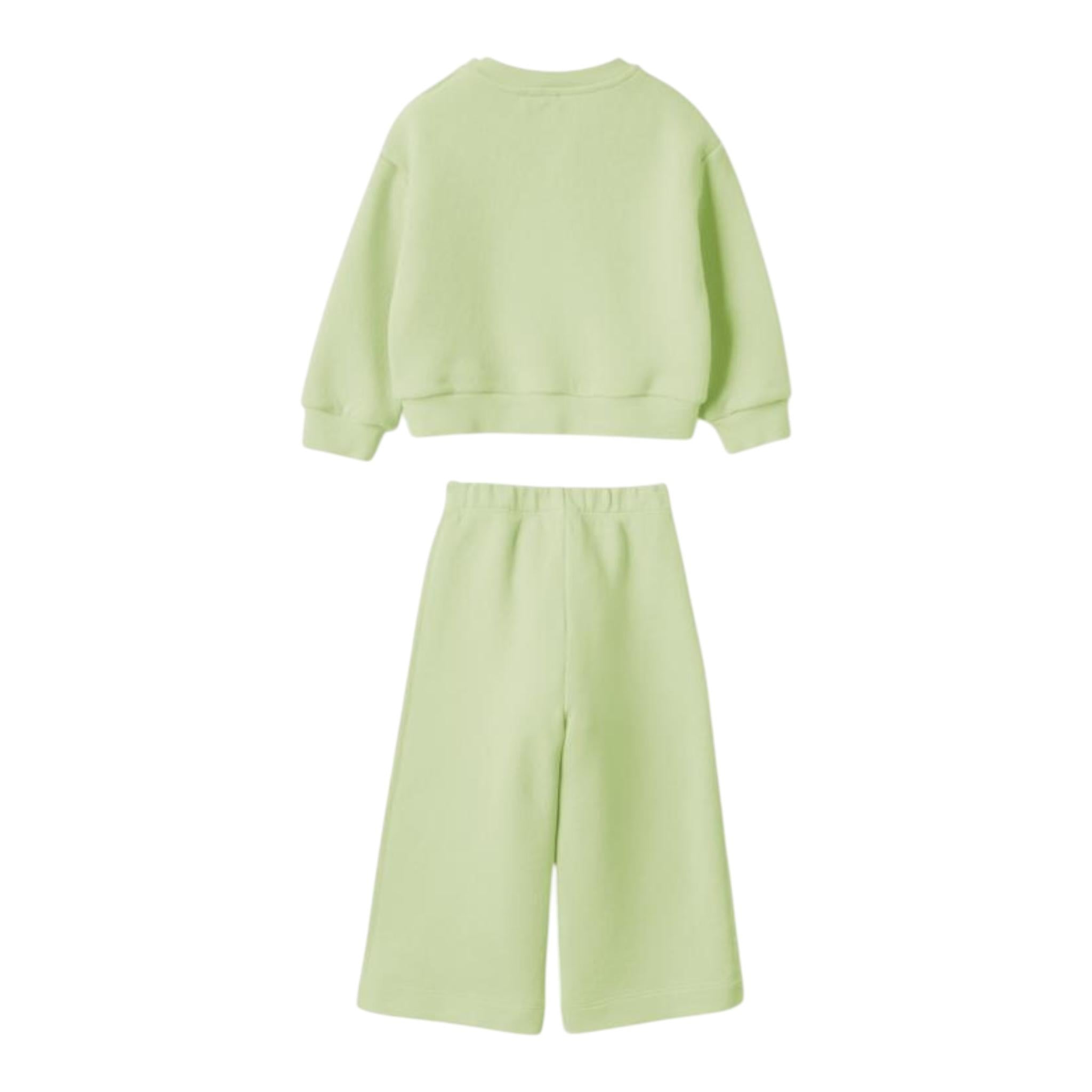 Il Gufo Completo 2 Pezzi Felpa-Pantalone Tinta Unita per Neonata P25DP543MF701 VERDE IL GUFO 