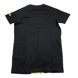Diadora Maxi T-Shirt Tinta Unita Girocollo con Stampa Nero per Bambina