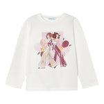 MAYORAL shirt girocollo tinta unita con stampa in contrasto Bianco per Neonata 4067N BIANCO MAYORAL 