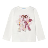 MAYORAL shirt girocollo tinta unita con stampa in contrasto Bianco per Neonata 4067N BIANCO MAYORAL 