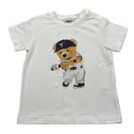 Per Te T-Shirt Girocollo Tinta Unit con Stampa Bianco per Bambino 341186J BIANCO PER TE 