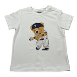 Per Te T-Shirt Girocollo Tinta Unit con Stampa Bianco per Bambino 341186J BIANCO PER TE 