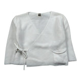 Wedoble Cardigan Tinta Unita per Neonata V2403308A BIANCO WEDOBLE 