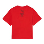 Marc Jacobs T-Shirt Tinta Unita Girocollo con Stampa per Bambino W60450 ROSSO MARC JACOBS 