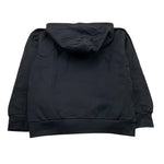 NEVER TOO felpa chiusa con cappuccio tinta unita con stampa in contrasto Nero per Bambino NT2108RXX NERO NEVER TOO 