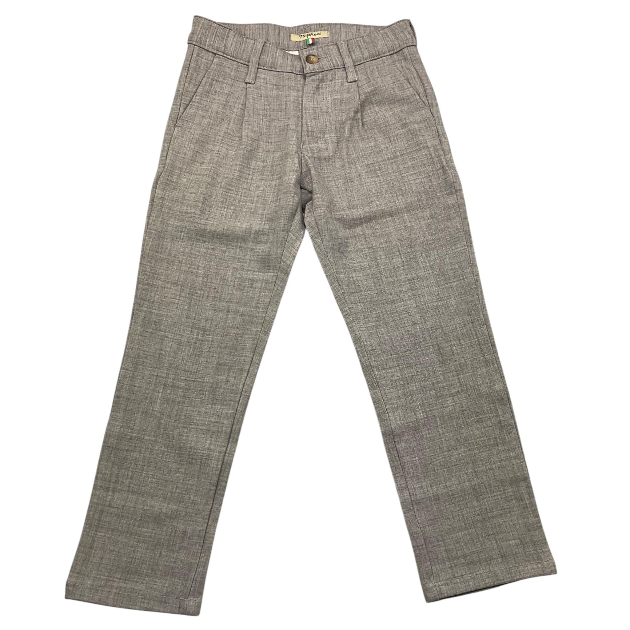 NUPKEET pantalone tinta unita con girovita regolabile Grigio per Bambino 4CNK165 GRIGIO NUPKEET 