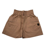 Refrigiwear Short Tinta Unita con Elastico In Vita per Bambina 311PRFJS25 BEIGE REFRIGIWEAR 