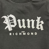 JOHN RICHMOND shirt tinta unita girocollo con stampa Nero per Neonato RIA25121TS NERO JOHN RICHMOND 