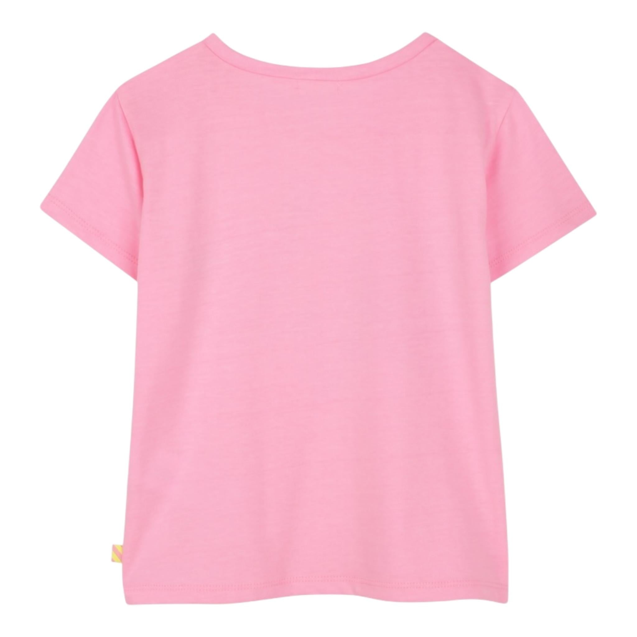 Billieblush T-Shirt Tinta Unita con Brillantini per Bambina U21058J ROSA BillIEBLUSH 