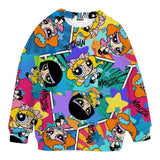 MOUSSE felpa girocollo multicolor con stampa Multicolor per Neonata SUPERSTARS MULTICOLOR MOUSSE 