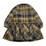 PICCOLA LUDO abit manica lunga fantasia scozzese Nero per Neonata BS6WB049N NERO PICCOLA LUDO 