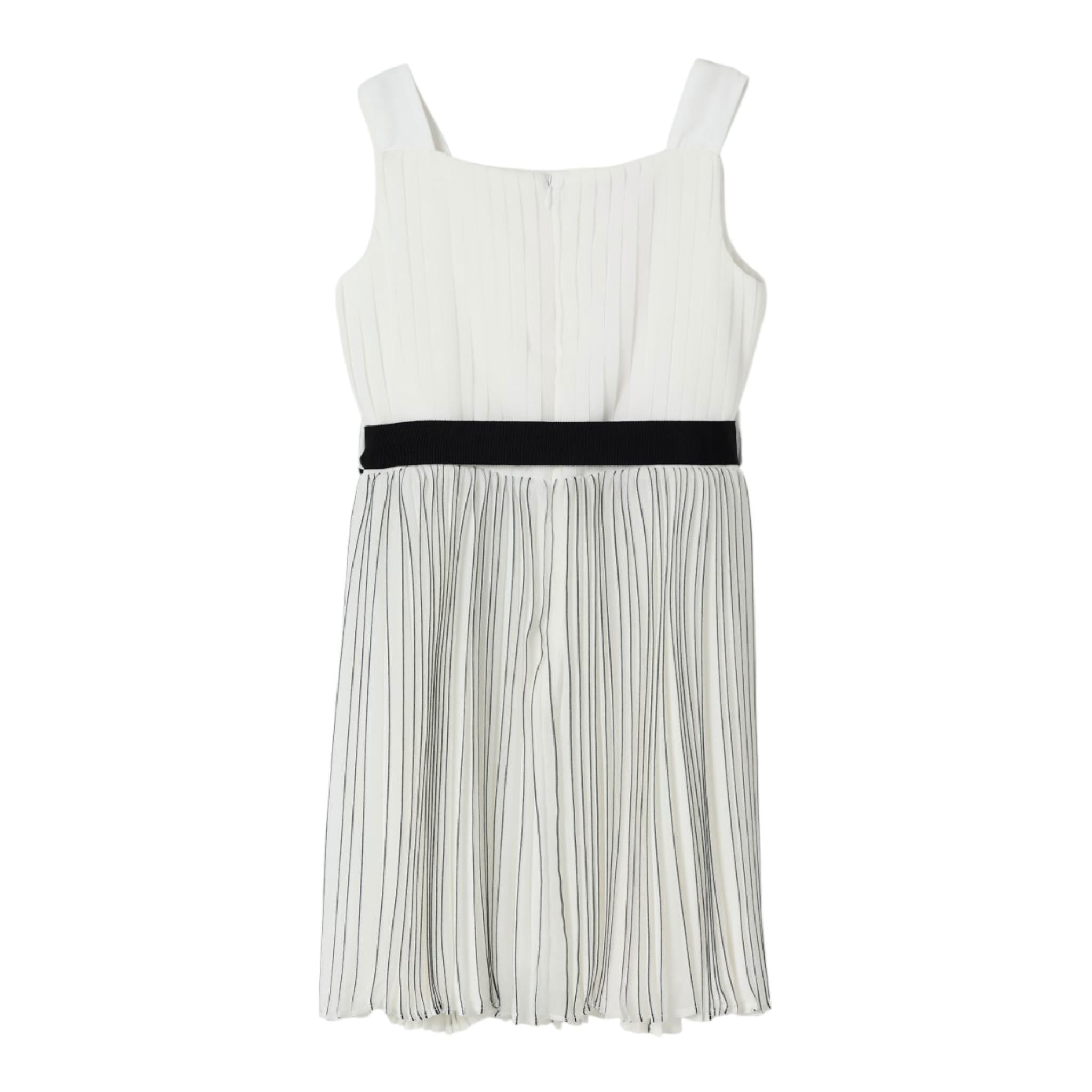 Liu Jo Abito Bicolore con Fantasia A Righe per Bambina Z9153 BIANCO LIU JO 