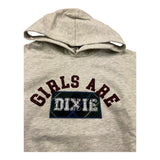 DIXIE felpa chiusa con cappuccio tinta unita Grigio per Bambina LM18040G67 GRIGIO DIXIE 