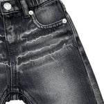 MOSCHINO jeans tinta unita con bottone Nero per Neonato MUP05M NERO MOSCHINO 