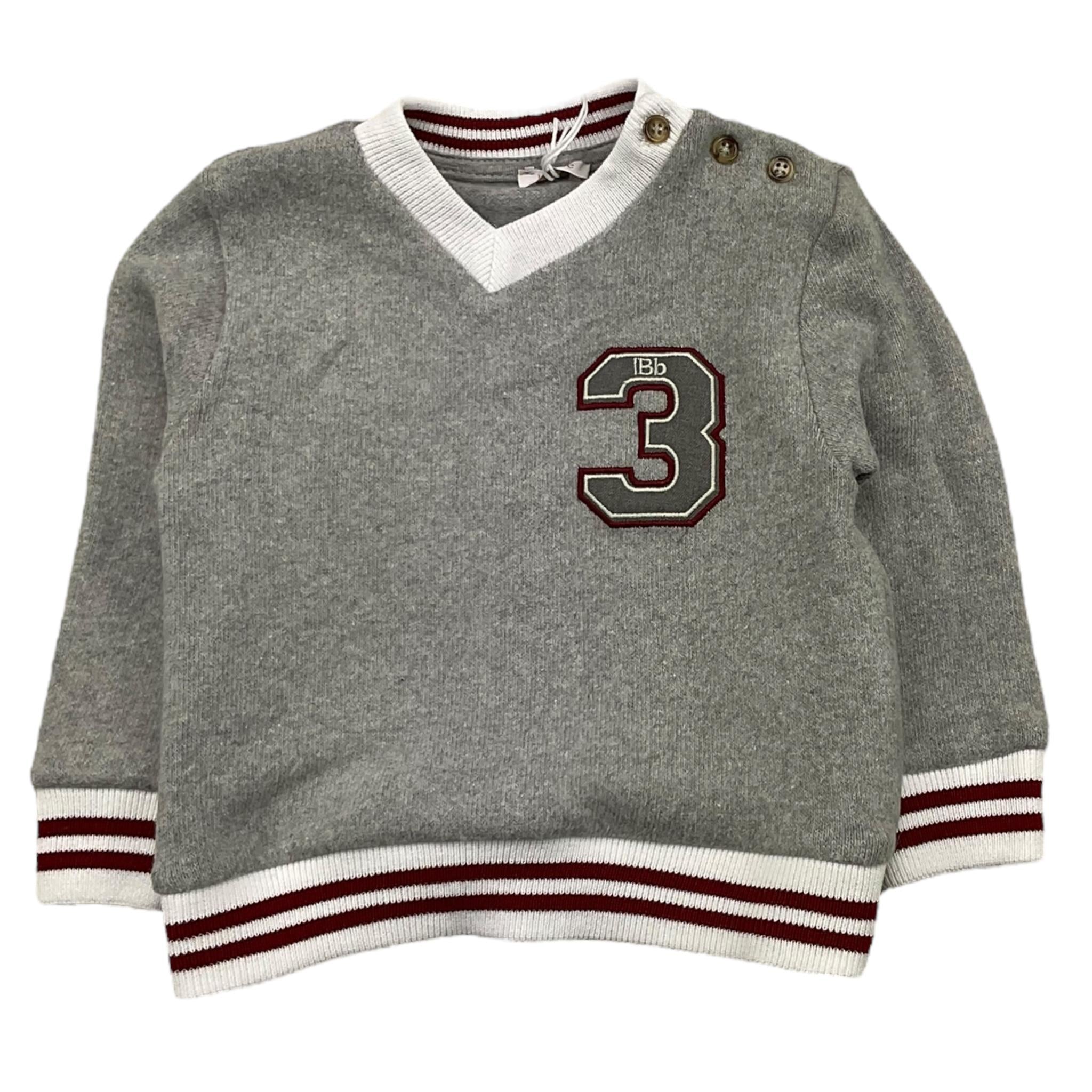 LE BEBE' felpa chiusa girocollo tinta unita Grigio per Neonato LBB5155 GRIGIO LE BEBE' 