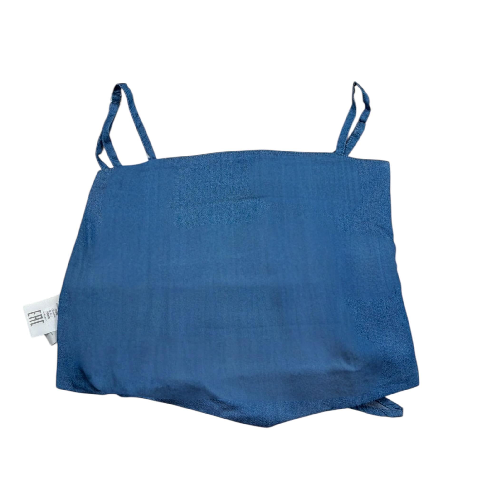 Y-Clu Top In Denim Tinta Unita per Bambina Y19102 BLU Y-CLU 