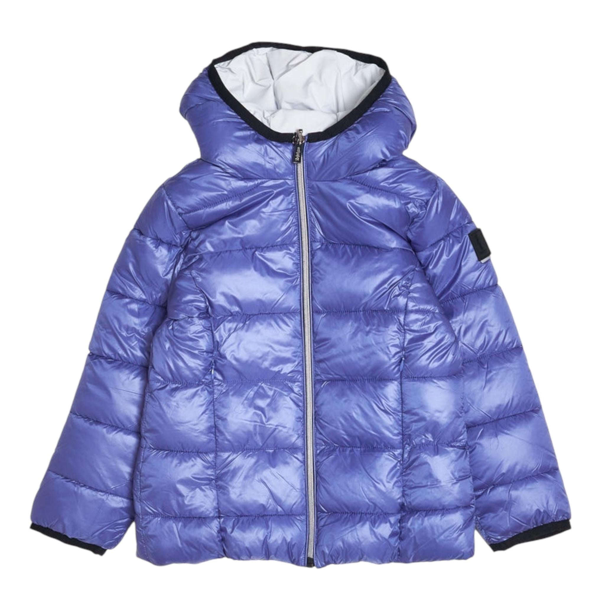 REFRIGUE giubbino reversibile bicolore cn cappuccio Bianco/lilla per Bambina 2841O00001 BIANCO/LILLA REFRIGUE 