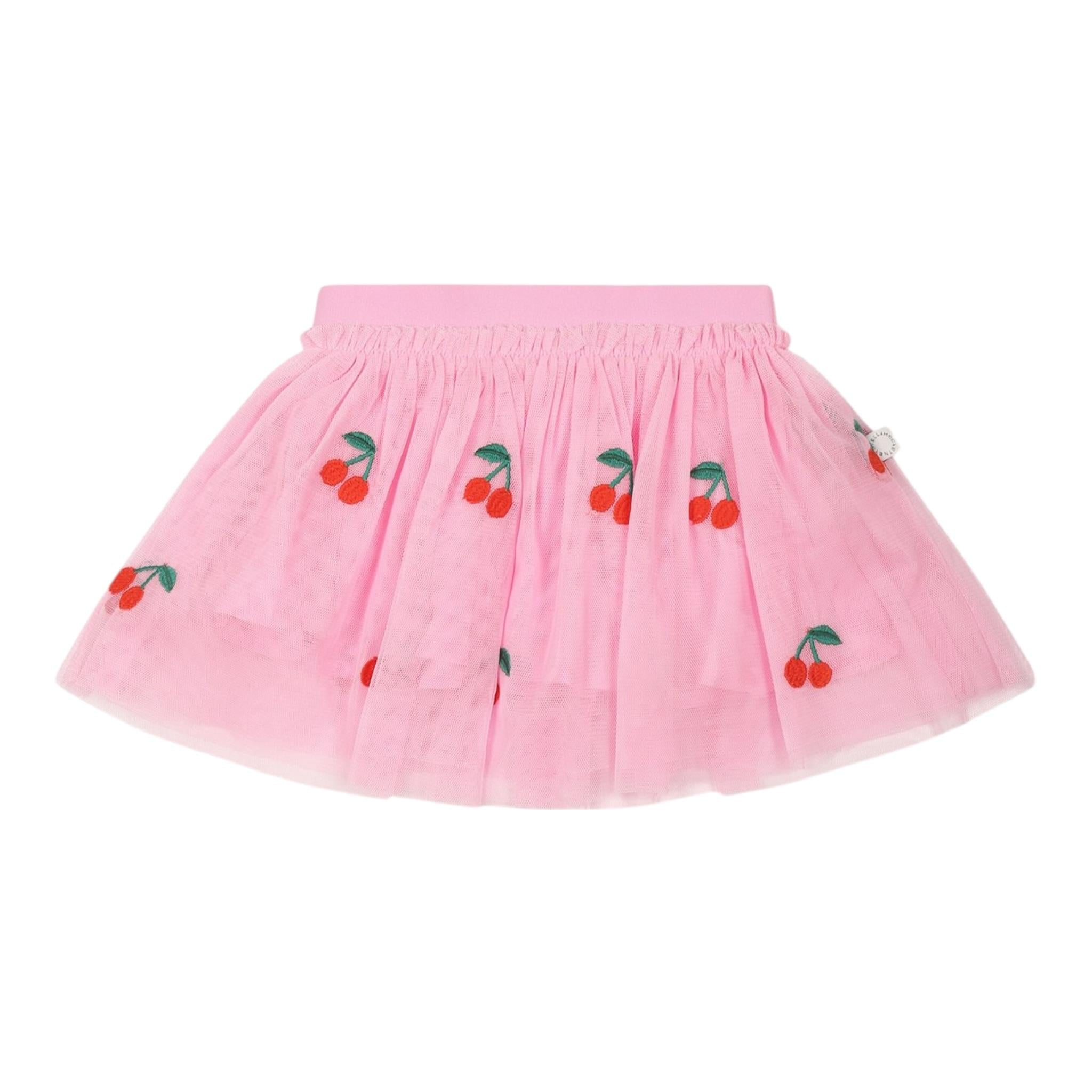 Stella Mccartney Gonna In Tulle Tinta Unita per Neonata TW7011 ROSA STELLA McCARTNEY 