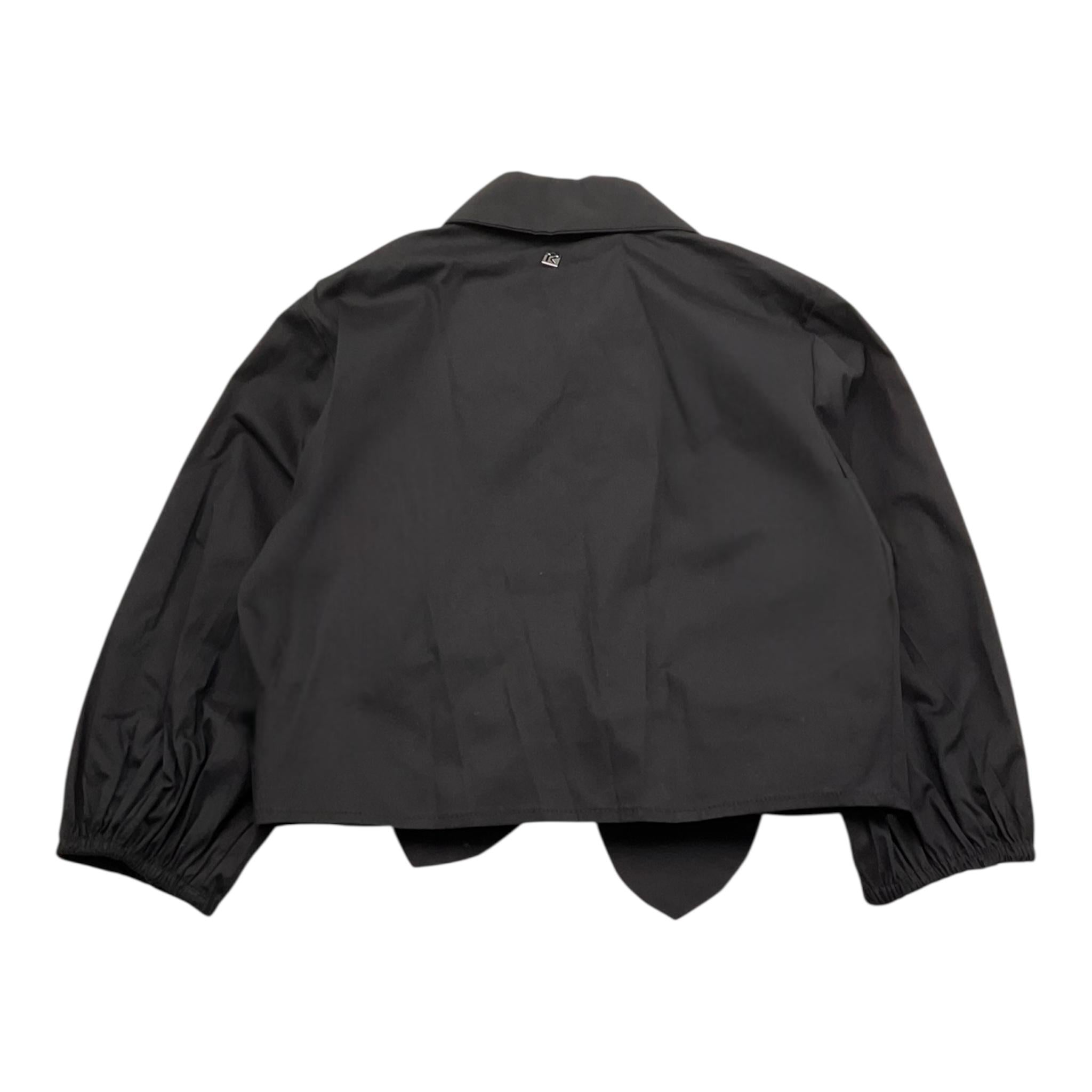 Kocca Camicia Tinta Unita Modello Crop per Bambina P22JCM6662AAUN0567 NERO Kocca 