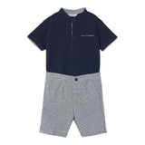 Mayoral Completo 2 Pezzi T-Shirt-Bermuda per Bambino 3282 BLU MAYORAL 