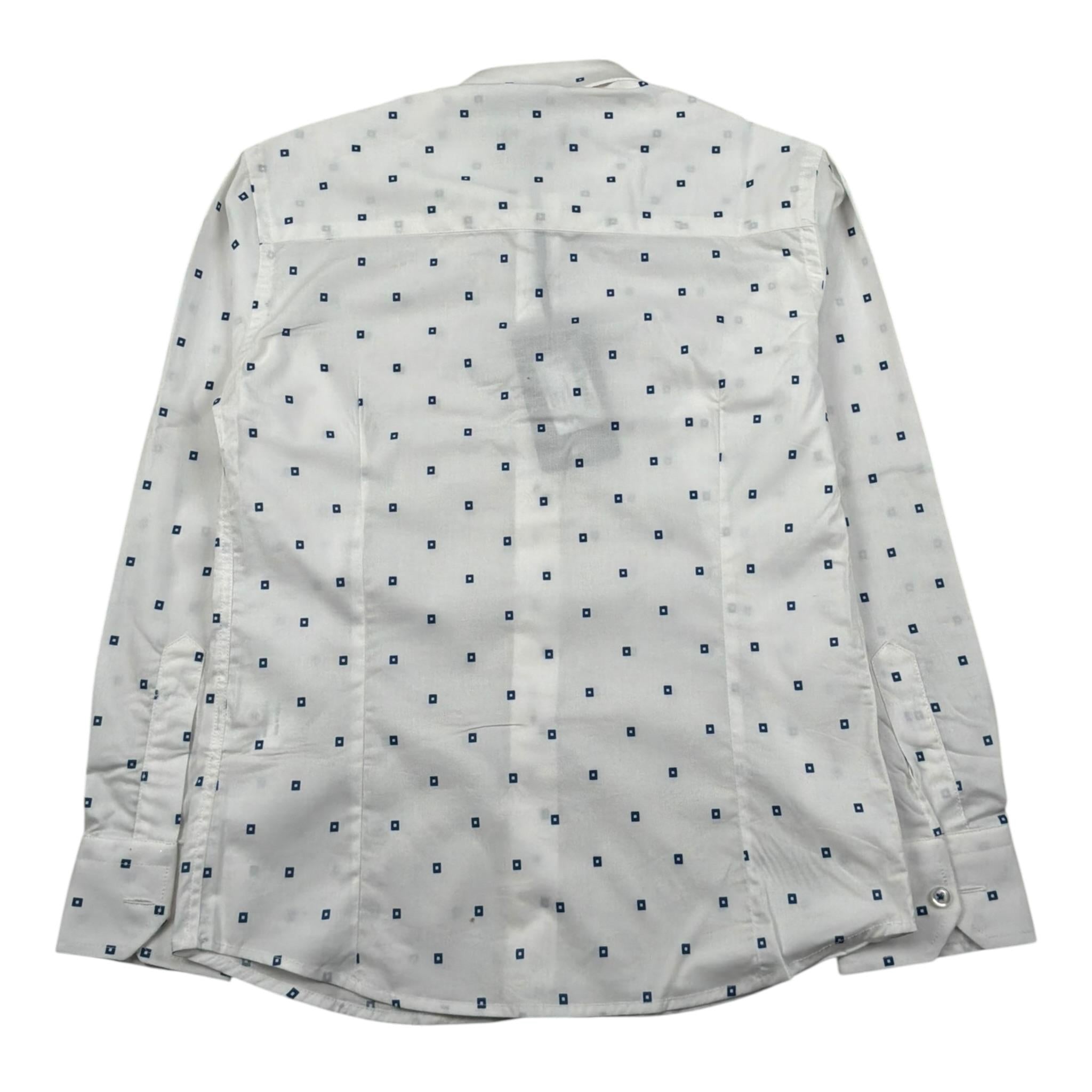 Manuel & Frank Camicia Manica Lunga Tinta Unita per Bambino MF3376R BIANCO MANUEL & FRANK 