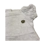 Guess Abito Mezza Manica Tinta Unita con Culotte per Neonata A4GK02WG680 BIANCO GUESS 