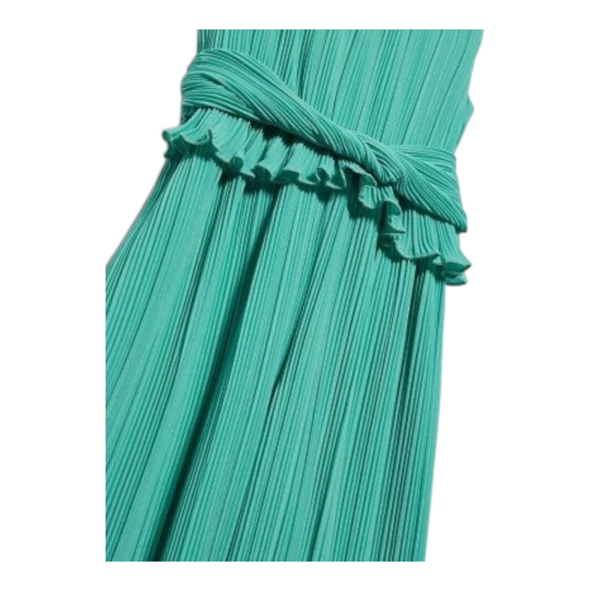 Abel & Lula Tuta Intera Tinta Unita Giromanica per Bambina 5221 VERDE ABEL & LULA 